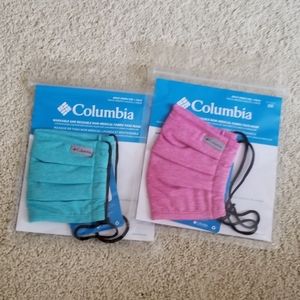 ❣ Columbia Omni Shade Washable and Reusable Non-Medical Face Mask Set of 2